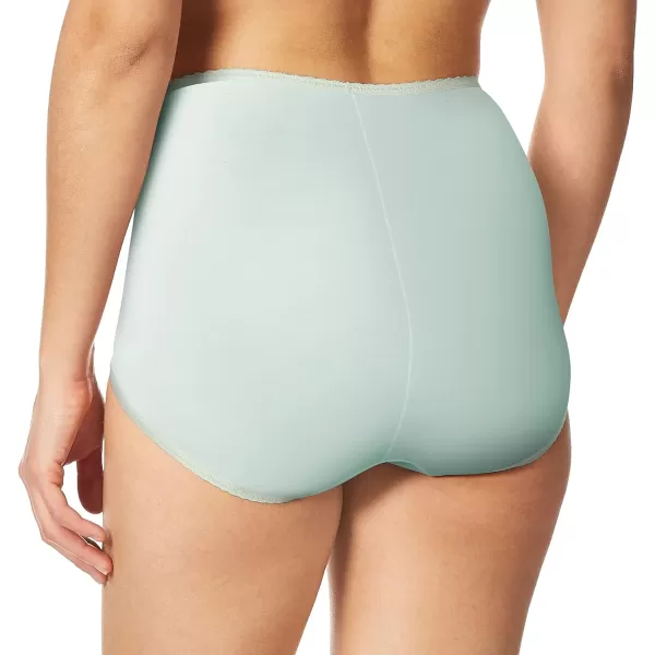 Bali Womens Skimp Skamp Panties Smoothing Stretch Brief Underwear1 Pack  Soft Celadon