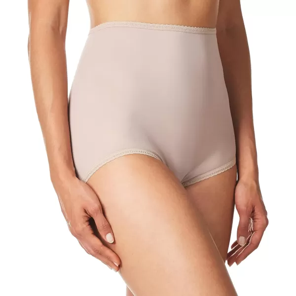 Bali Womens Skimp Skamp Panties Smoothing Stretch Brief Underwear1 Pack  Toffee