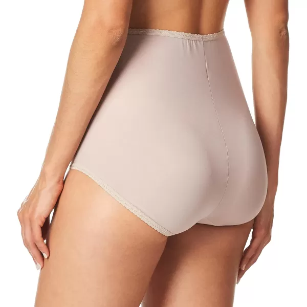 Bali Womens Skimp Skamp Panties Smoothing Stretch Brief Underwear1 Pack  Toffee