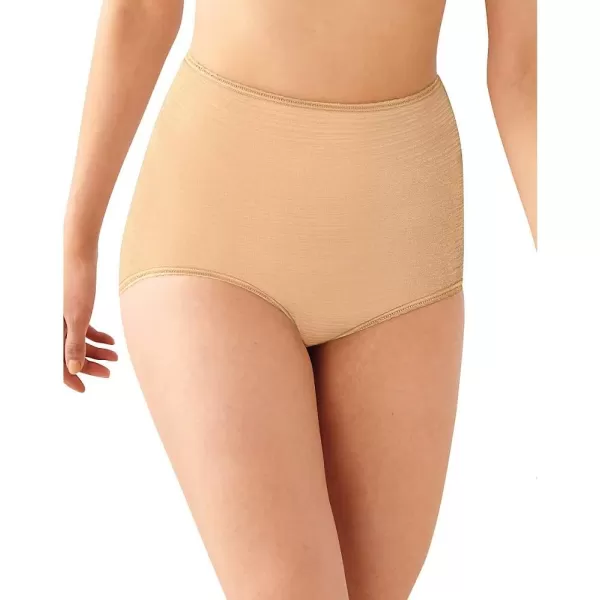 Bali Womens Skimp Skamp Panties Smoothing Stretch Brief UnderwearNude Stripe