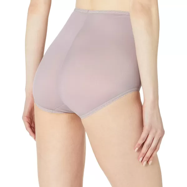 Bali Womens Skimp Skamp Panties Smoothing Stretch Brief UnderwearWarm Steel