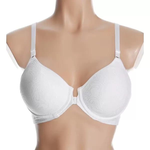 Bali Womens Underwire Shaping Bra Comfort Revolution Tshirt Bra Frontclose BraWhite