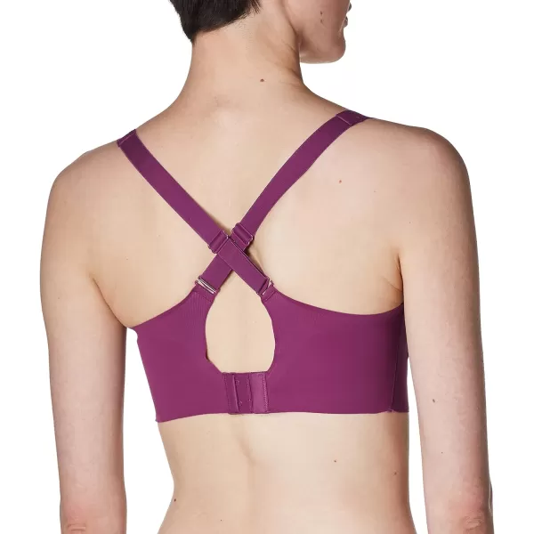 Bali womens Comfort Revolution Easylite Back Close Wirefree Bra Df3496Dark Mulberry Purple