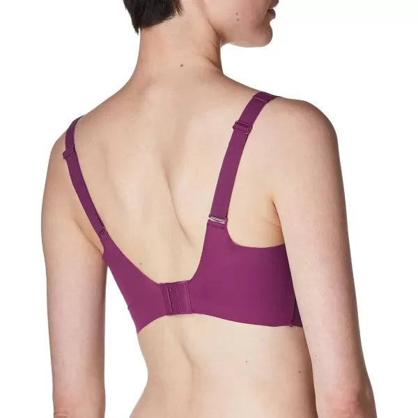 Bali womens Comfort Revolution Easylite Back Close Wirefree Bra Df3496Dark Mulberry Purple