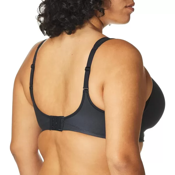 Bali womens Comfort Revolution Wireless Bra Fullcoverage Wirefree Bra Cool Comfort FabricBlack