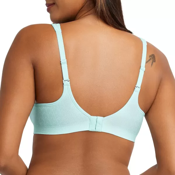 Bali womens Comfort Revolution Wireless Bra Fullcoverage Wirefree Bra Cool Comfort FabricBlue Spearmint Zag