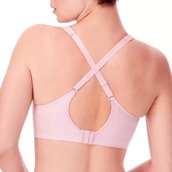 Bali womens Comfort Revolution Wireless Bra Fullcoverage Wirefree Bra Cool Comfort FabricHush Pink Swirl