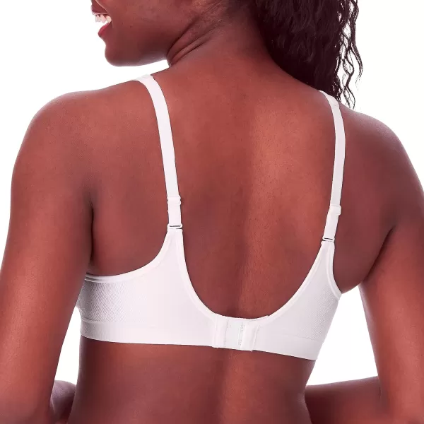 Bali womens Comfort Revolution Wireless Bra Fullcoverage Wirefree Bra Cool Comfort FabricWhite Zag