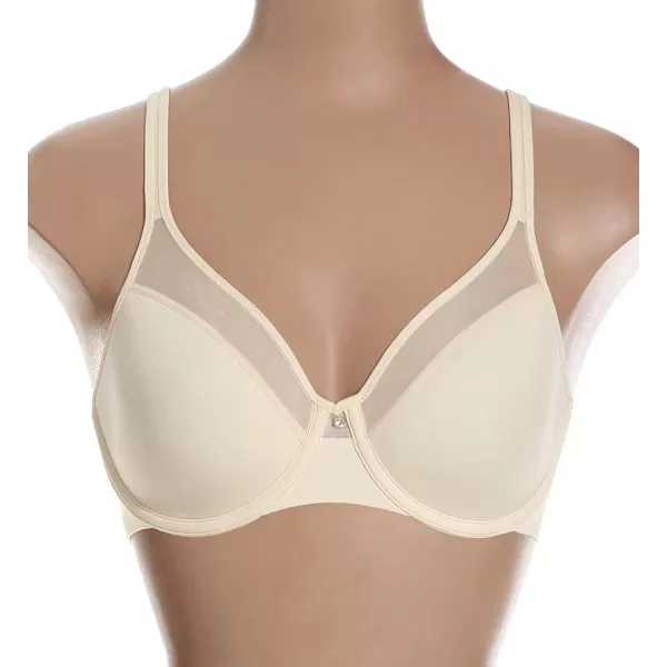 Bali womens One Smooth U Ultra Light Bra Underwire TShirt Bra Convertible Straps DF3439Light Beige