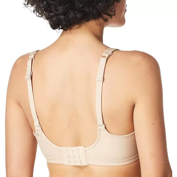 Bali womens One Smooth U Ultra Light Bra Underwire TShirt Bra Convertible Straps DF3439Nude