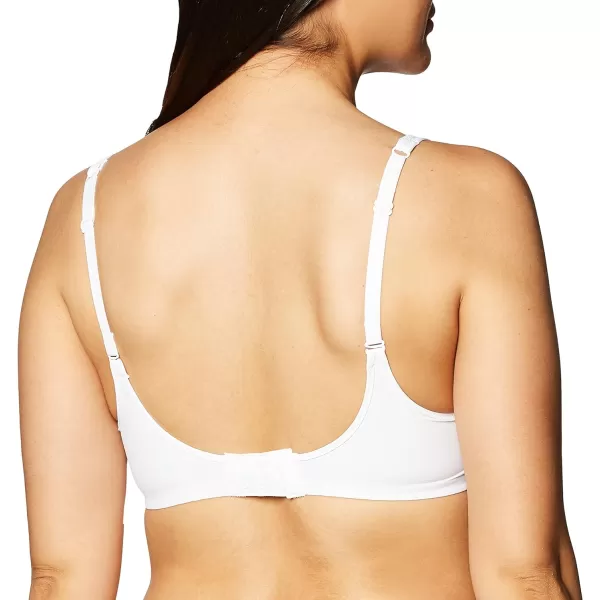 Bali womens One Smooth U Ultra Light Bra Underwire TShirt Bra Convertible Straps DF3439White