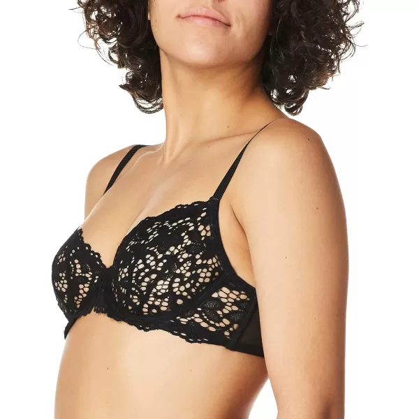 DKNY Womens Classic Lace Unlined DemiBlack