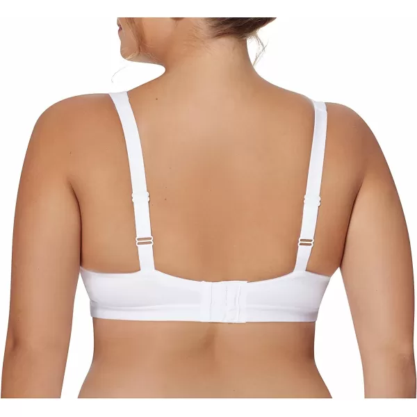 Just My Size Womens Active Lifestyle Wirefree Bra MJ1220White