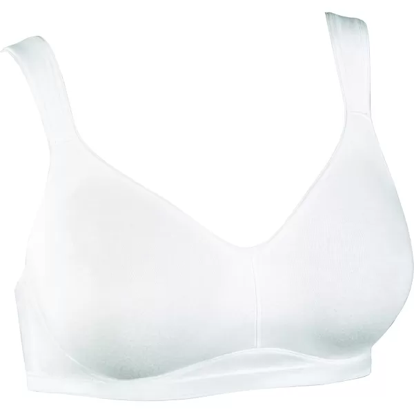 Just My Size Womens Active Lifestyle Wirefree Bra MJ1220White