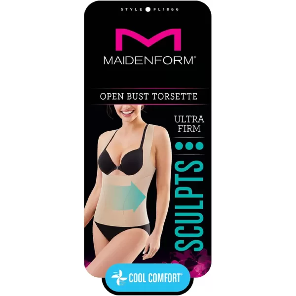 Maidenform Womens Wear Your Own Bra Shapewear Torsette FL1866Maidenform Womens Wear Your Own Bra Shapewear Torsette FL1866