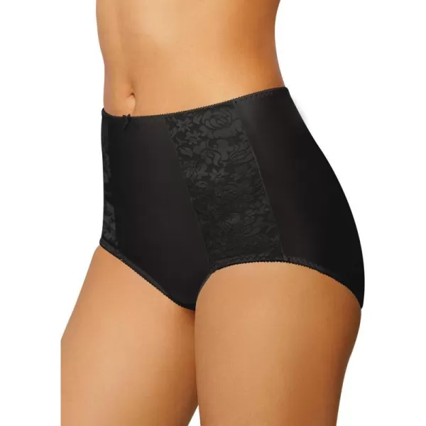 Bali Double Support Womens Cool Comfort Underwear Full Coverage Brief PantyBlack