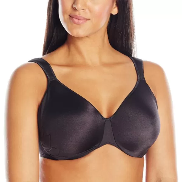 Bali Live It Up Underwire Bra Seamless Shapewear Bra with Cushioned Straps FullCoverage TShirt Bra for Everyday WearBlack