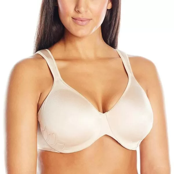 Bali Live It Up Underwire Bra Seamless Shapewear Bra with Cushioned Straps FullCoverage TShirt Bra for Everyday WearSoft Taupe