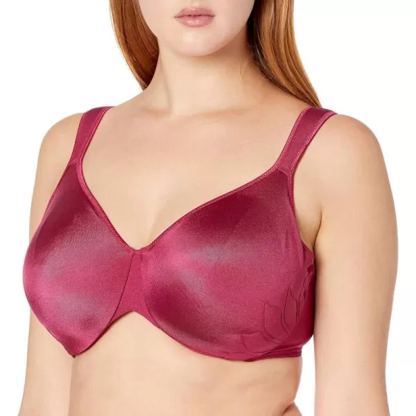 Bali Live It Up Underwire Bra Seamless Shapewear Bra with Cushioned Straps FullCoverage TShirt Bra for Everyday WearSpice Market Red