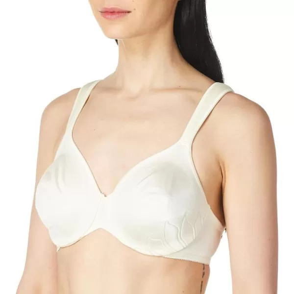 Bali Live It Up Underwire Bra Seamless Shapewear Bra with Cushioned Straps FullCoverage TShirt Bra for Everyday WearVanilla