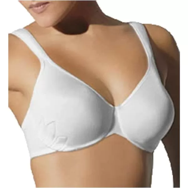 Bali Live It Up Underwire Bra Seamless Shapewear Bra with Cushioned Straps FullCoverage TShirt Bra for Everyday WearWhite