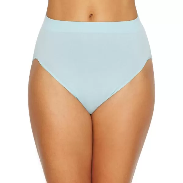 Bali Womens Comfort Revolution Seamless HiCut Panty Microfiber Stretch Underwear Full Coverage PantiesSeafoam