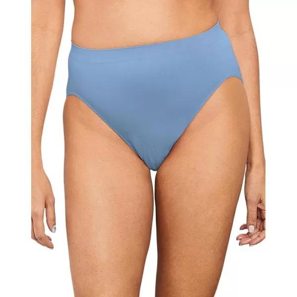 Bali Womens Comfort Revolution Seamless HiCutCadet Blue