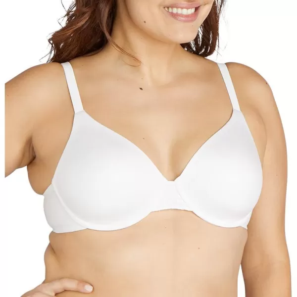 Bali Womens Comfort Revolution Soft Touch Perfect TShirt Underwire Bra Df3468White