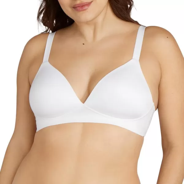 Bali Womens Comfort Revolution Soft Touch Perfect TShirt Wirefree Bra Df3460White