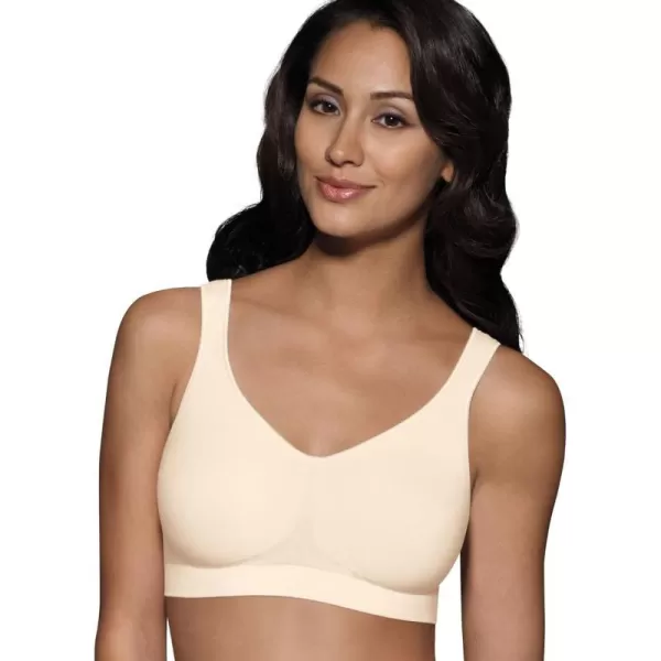 Bali Womens Comfort Revolution Wirefree Bra with Smart Sizes BraLight Beige