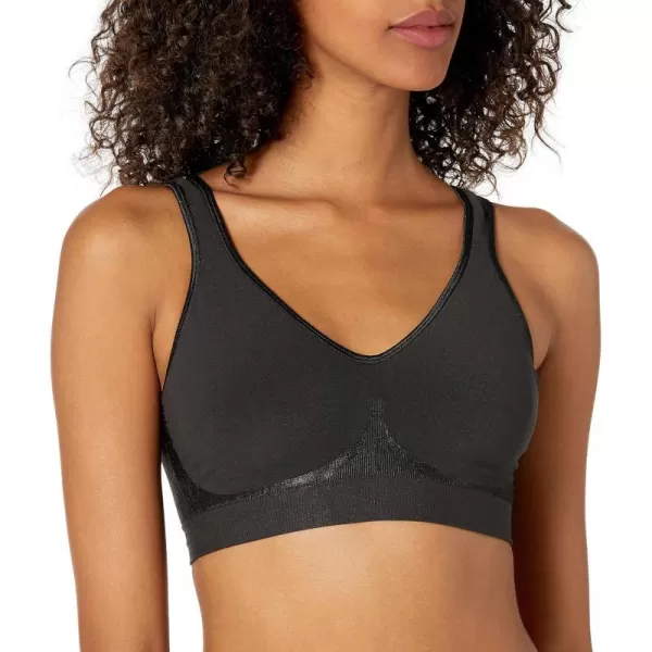 Bali Womens Comfort Revolution Wireless Bra FullCoverage TShirt Bra Retired ColorsBlack