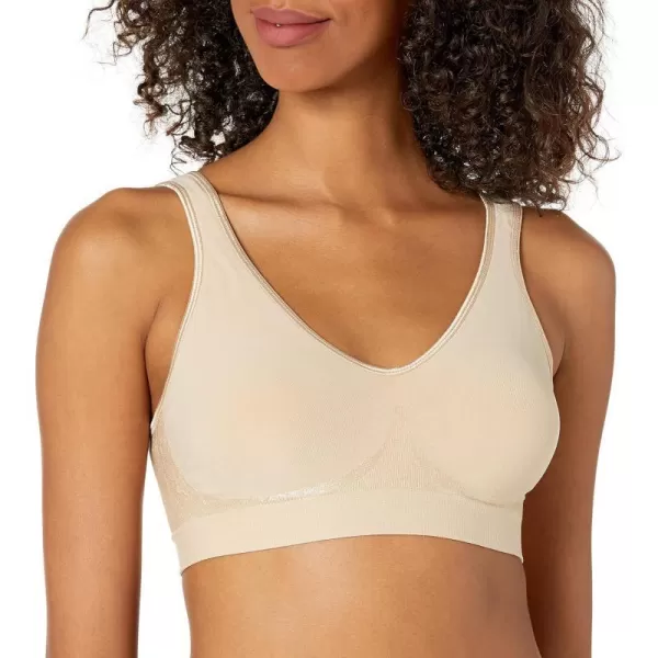 Bali Womens Comfort Revolution Wireless Bra FullCoverage TShirt Bra Retired ColorsNude