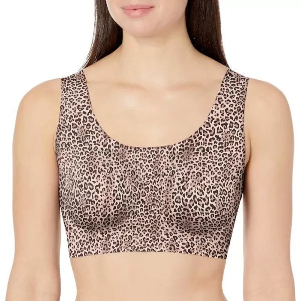 Bali Womens Comfort Revolution Wireless Tshirt Bra Fullcoverage Pullover Bra Df3491Classic Animal Print