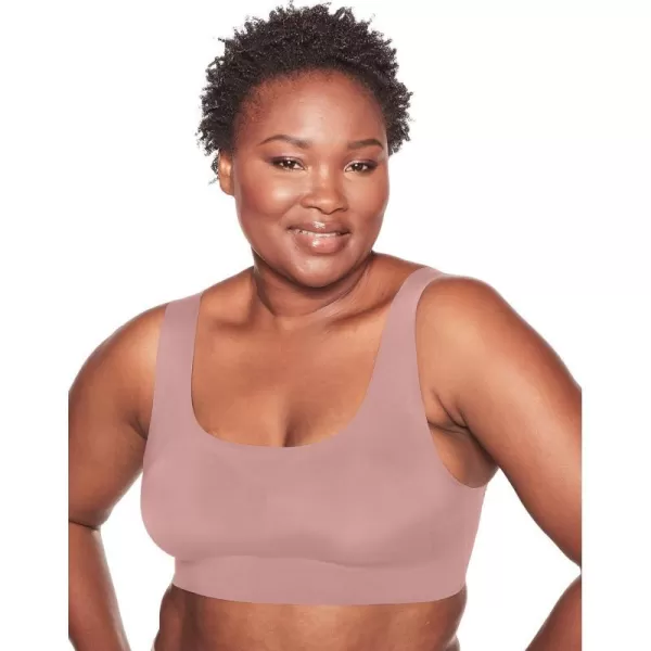 Bali Womens Comfort Revolution Wireless Tshirt Bra Fullcoverage Pullover Bra Df3491Misted Rose