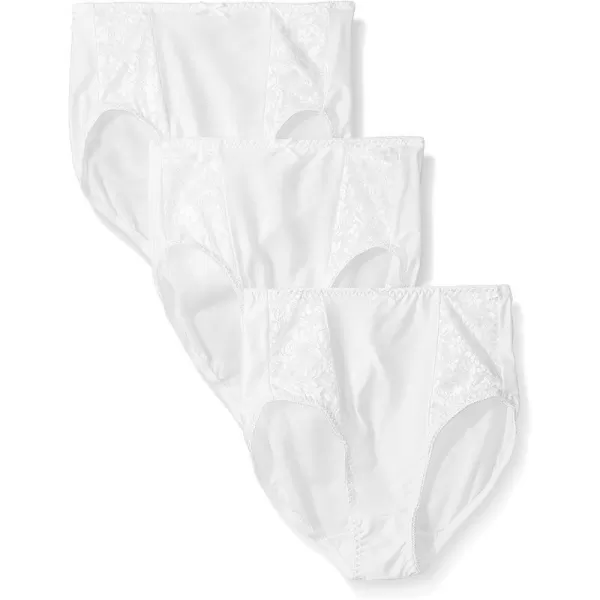 Bali Womens Double Support HiCut 3PackWhite