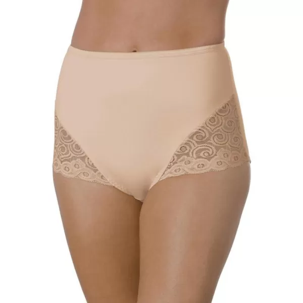 Bali Womens Firm Control Shapewear Brief with Lace Fajas 2Pack DFX0542 Beige