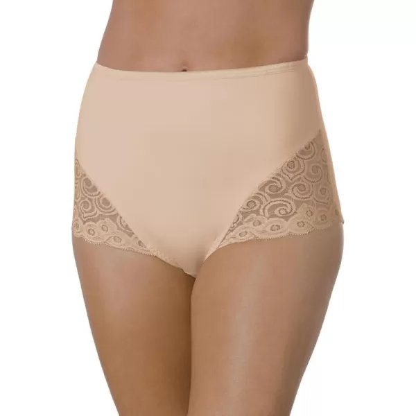 Bali Womens Firm Control Shapewear Brief with Lace Fajas 2Pack DFX054Beige