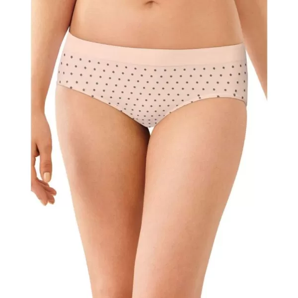 Bali Womens One U All Around Smoothing Hipster PantiesBlushing Pink Dot