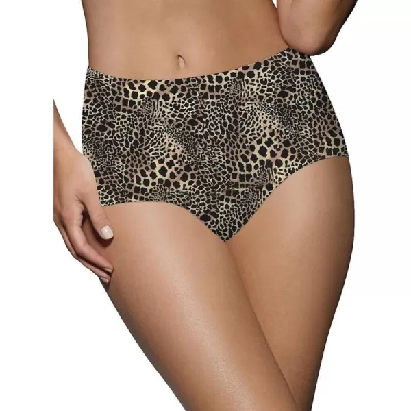 Bali Womens One U Simply Smooth with Lace BriefToffee Leopard Print