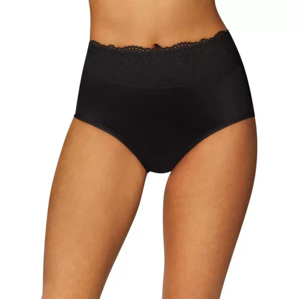 Bali Womens Passion For Comfort Brief Panties Seamless Stretch Brief UnderwearBlack