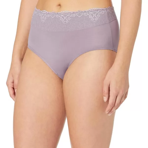 Bali Womens Passion For Comfort Brief Panties Seamless Stretch Brief UnderwearPerfectly Purple