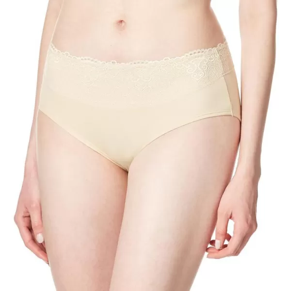 Bali Womens Passion for Comfort Hipster PantySoft Taupe Lace