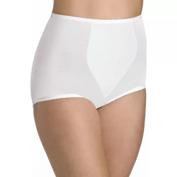 Bali Womens Shapewear Brief Light Control Smoothing Shapewear Underwear Tummy Control 2Pack Colors May Vary2 White