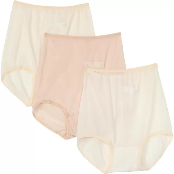 Bali Womens Skimp Skamp Brief Panty Number 2633 Pack of 32 MoonlightMocha Mist 3 Pack