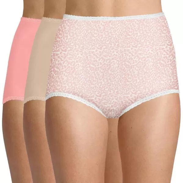 Bali Womens Skimp Skamp Brief Panty Number 2633 Pack of 3NudeRose