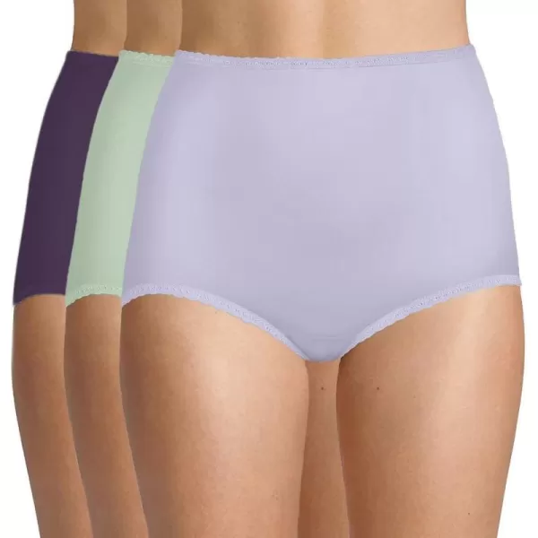 Bali Womens Skimp Skamp Brief Panty Number 2633 Pack of 3Timeless Purple