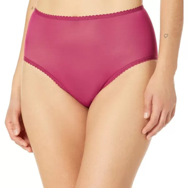 Bali Womens Skimp Skamp Panties Smoothing Stretch Brief UnderwearDeep Cerise