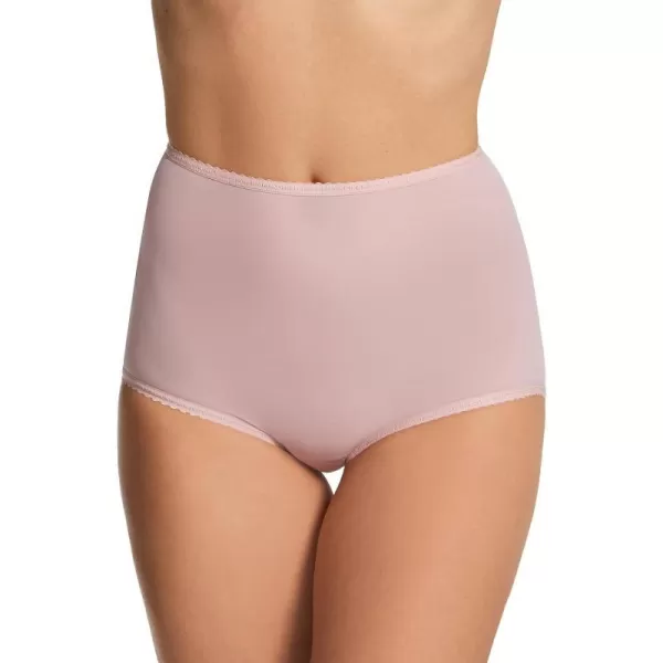 Bali Womens Skimp Skamp Panties Smoothing Stretch Brief UnderwearMauve Pink