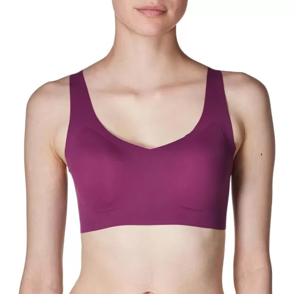 Bali womens Comfort Revolution Easylite Back Close Wirefree Bra Df3496Dark Mulberry Purple