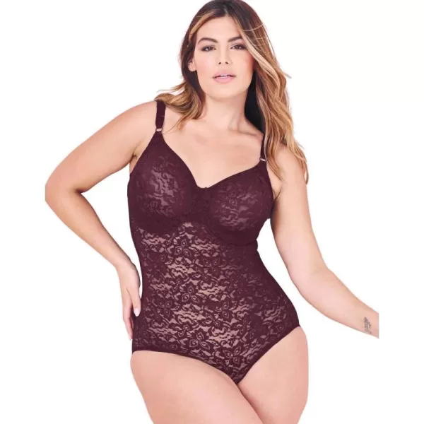 Bali womens Lace N Smooth Shapewear Body Shaper Df8l10Nightfire Red